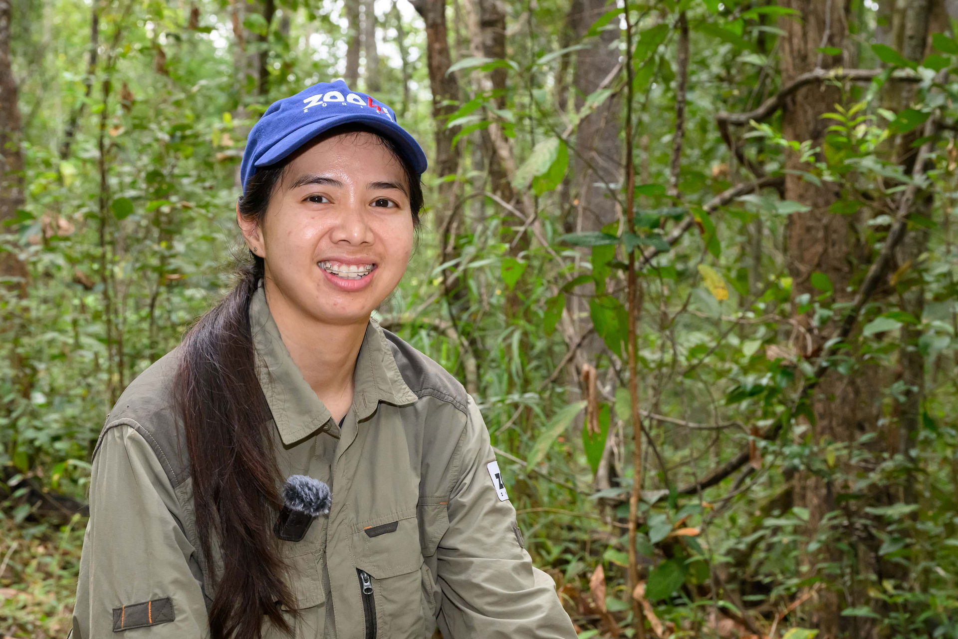 Apinya Saisamorn, Managerin des Wildtierschutzprogramms im Kaeng-Krachan-Waldkomplex und Naturschutzbotschafterin des Zoo Zürich.