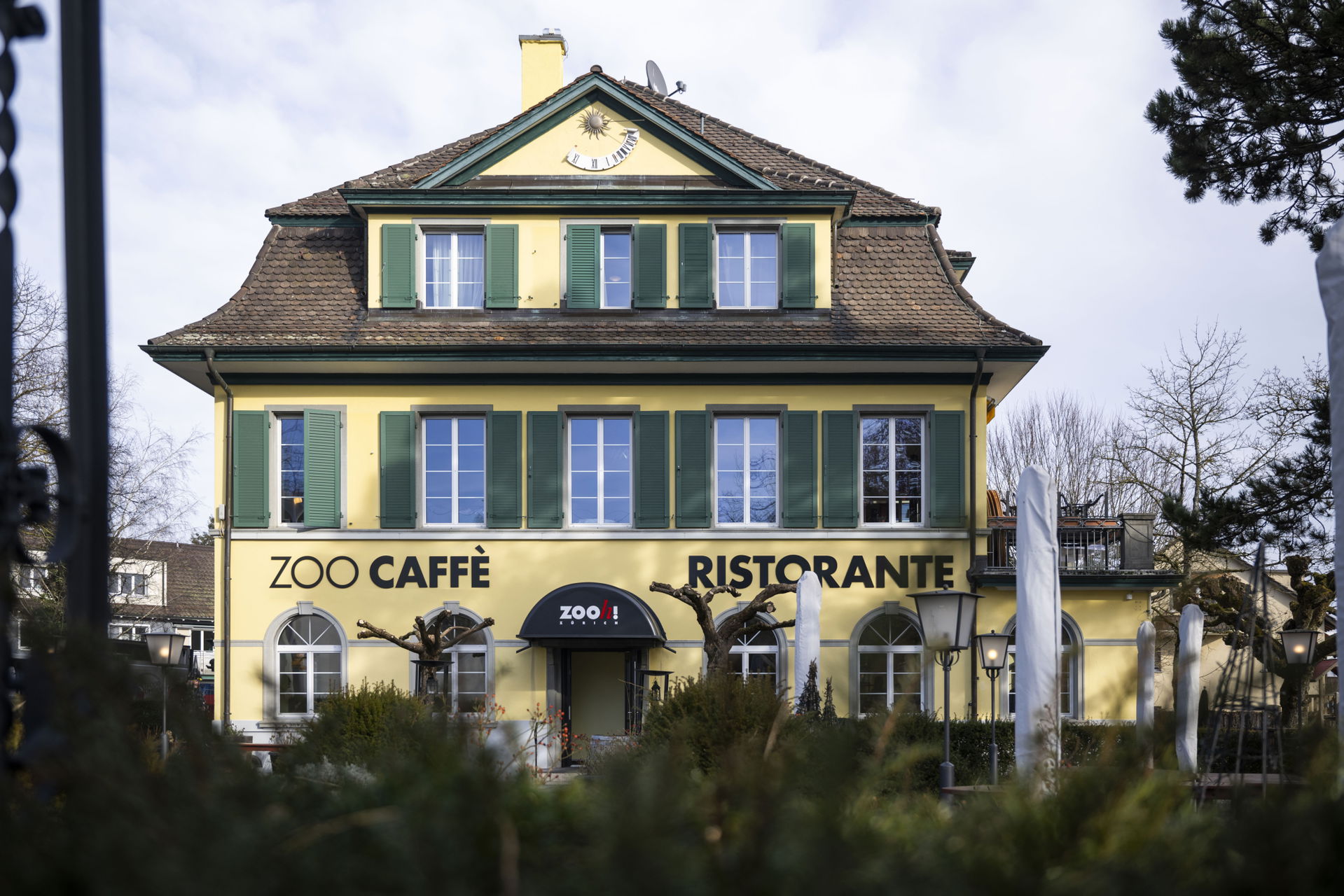 Aussenansicht des Zoo Caffè & Ristorante.