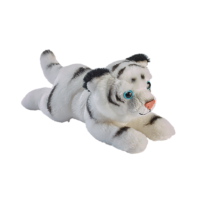 Petjes tigre blanc couché 19 cm