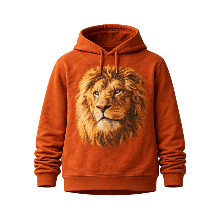Harlequin Hoodie Löwe