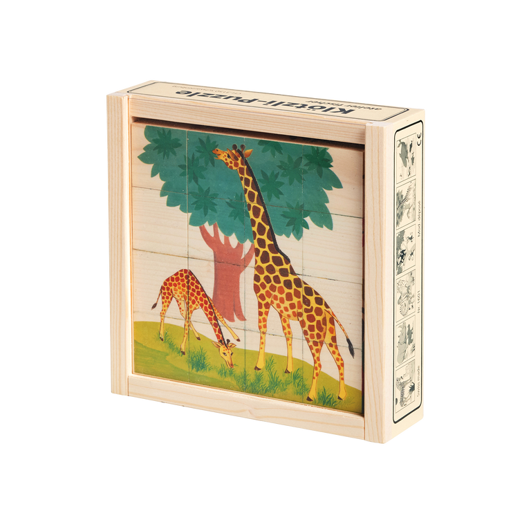 Atelier Fischer Wild Animals 16-Piece Cube Puzzle
