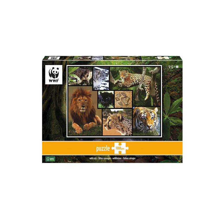 WWF Puzzle Wildkatzen