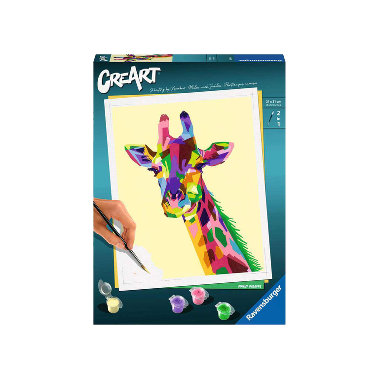 Peinture par numéros Ravensburger Funky Giraffe