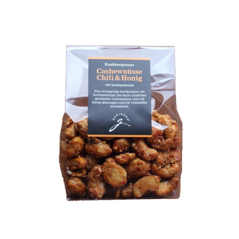Gurinder Cashewnüsse Chili&Honig
